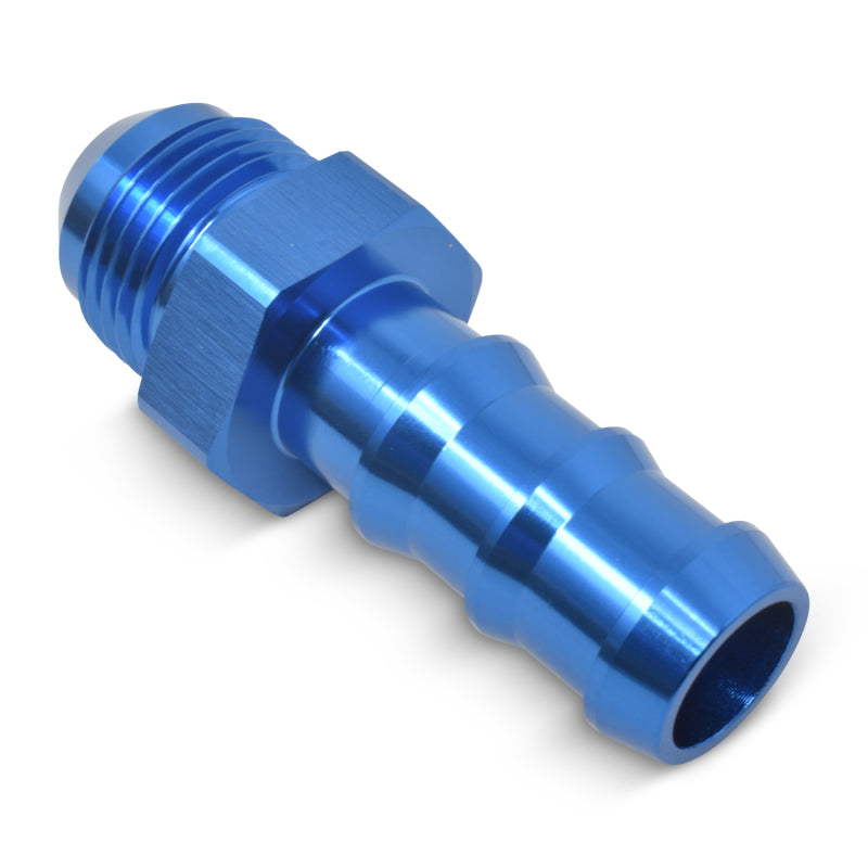 Russell Performance -8 AN Male to 1/2in Barb (Blue) Fittings Russell