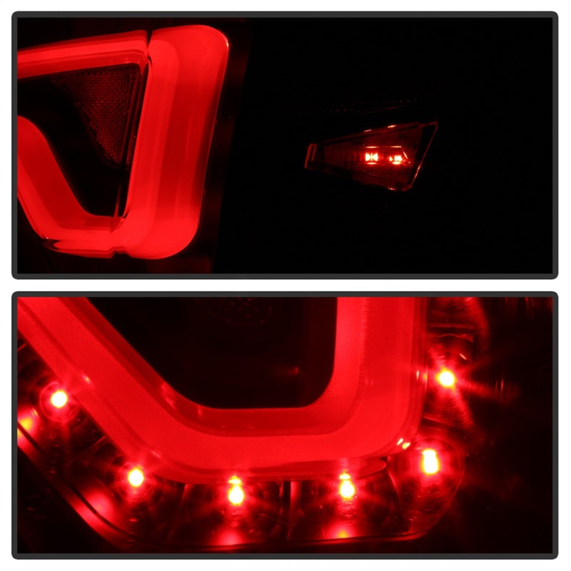 xTune 14-18 Chevy Impala (Excl 14-16 Limited) LED Tail Lights - Black (ALT-JH-CIM14-LBLED-BK) Tail Lights SPYDER