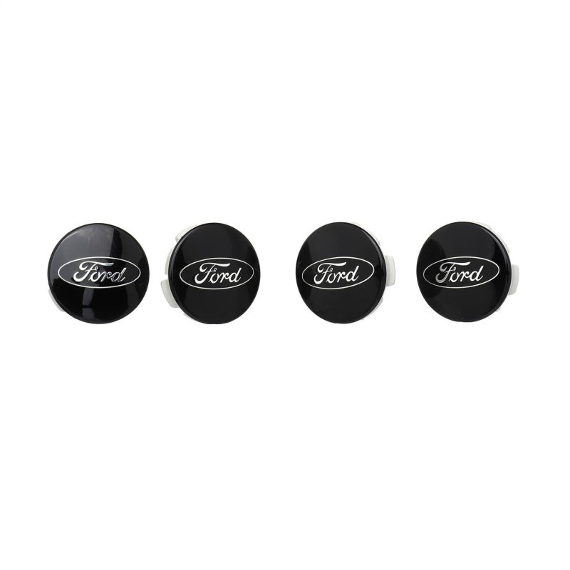 Ford Racing Car Black and Chrome Wheel Cap Wheel Center Caps Ford Racing