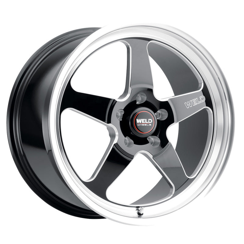 Weld S104 18X10.5 Ventura 5X120.65 ET54 BS7.9 Gloss Black MIL Dia 70.3 Wheels - Cast Weld