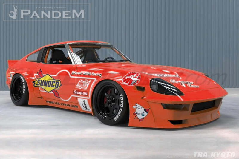 GReddy 1975-1978 Pandem Datsun 280Z (130Z) Rocket Bunny Full Widebody Aero Kit w/ Wing Body Kits GReddy