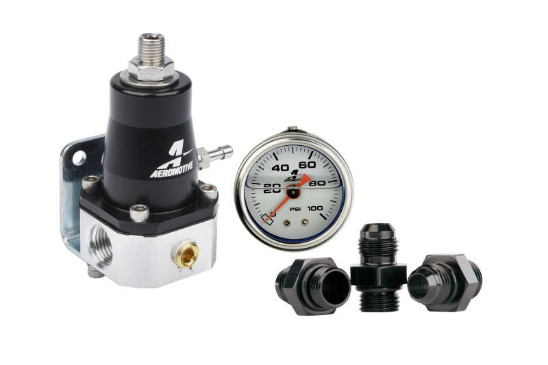 Aeromotive Regulator and Fitting Kit Fuel Pressure Regulators Aeromotive