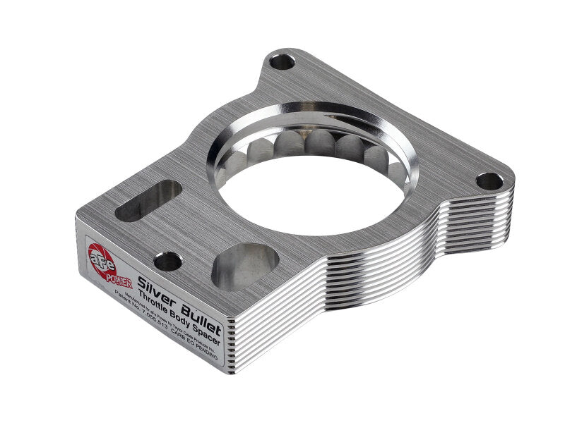 aFe Silver Bullet Throttle Body Spacer GM Trucks 2500/3500 96-00 V8-7.4L/01-07 V8-8.1L Throttle Body Spacers aFe