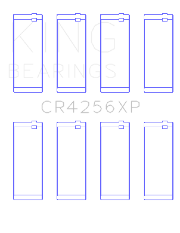King Engine Bearings 03-05 Dodge Neon SRT4 2.4L Performance Rod Bearing Set - Size STD Bearings King Engine Bearings
