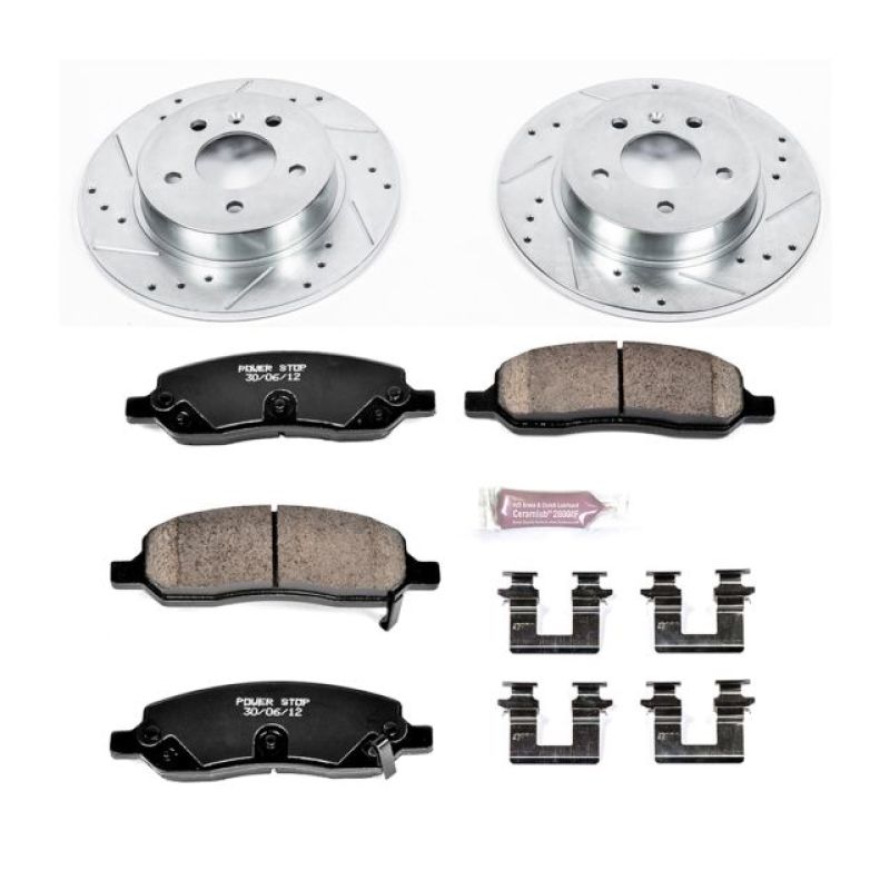 Power Stop 06-11 Buick Lucerne Rear Z23 Evolution Sport Brake Kit Brake Kits - Performance D&S PowerStop