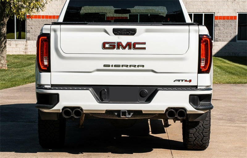 Corsa 19-25 Chevy Silverado 1500 CatBack Dual Rear Exit with Twin 4in Black Powder Ct ProSeries Tips Catback CORSA Performance