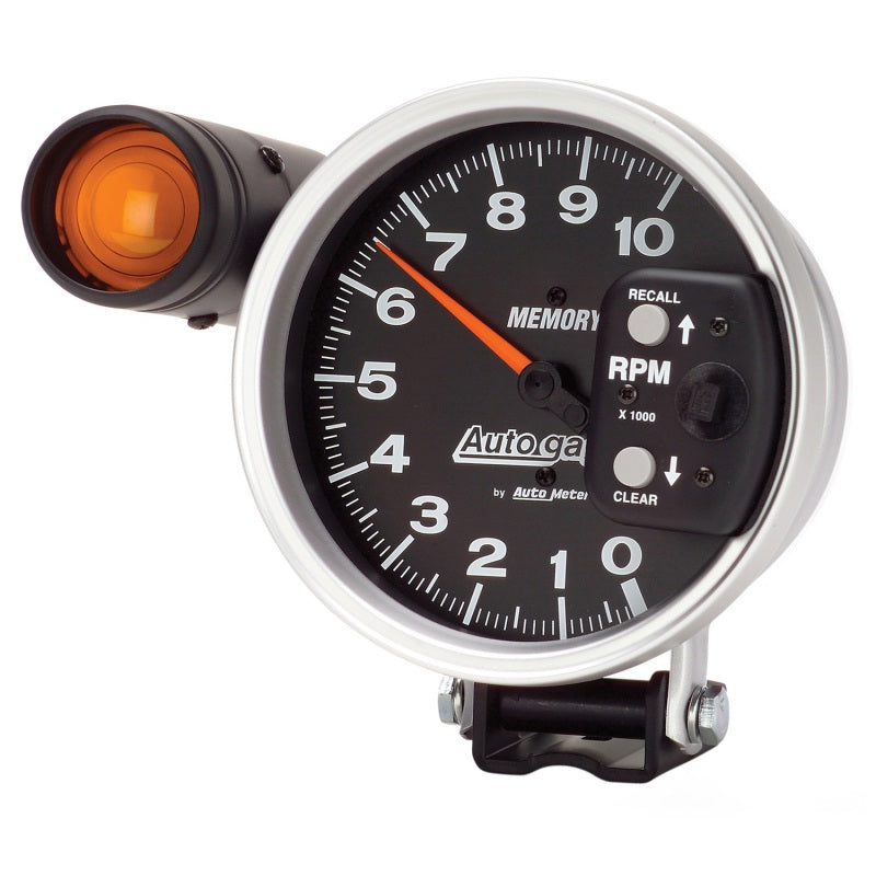 Autometer 5 inch 10K RPM w/ Monster Shift Lite / Memory Pedestal Tachometer Gauges AutoMeter