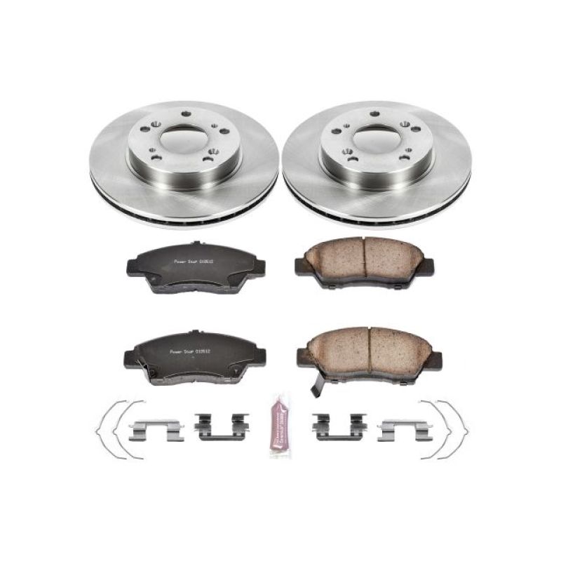Power Stop 11-15 Honda CR-Z Front Autospecialty Brake Kit Brake Kits - OE PowerStop