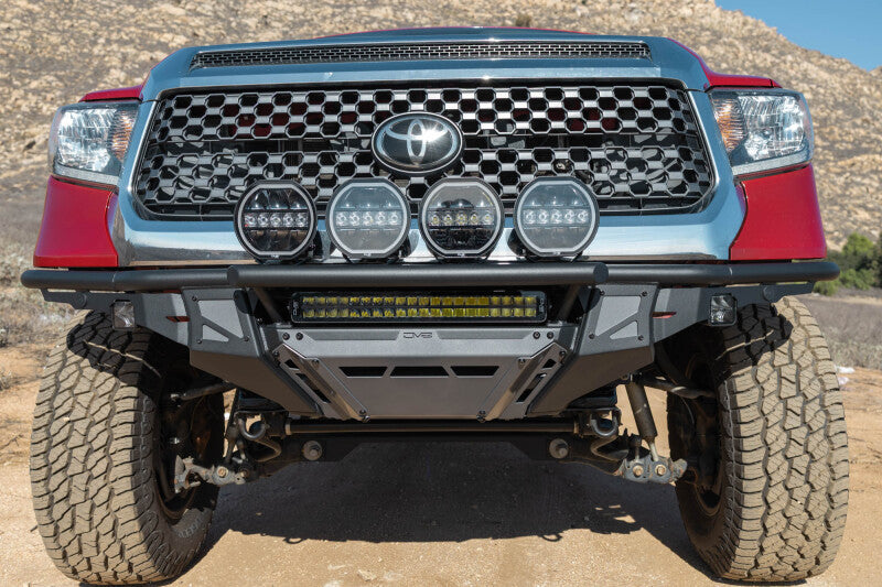 DV8 Offroad 2014-2021 Toyota Tundra Tube Front Bumper Bumpers - Steel DV8 Offroad