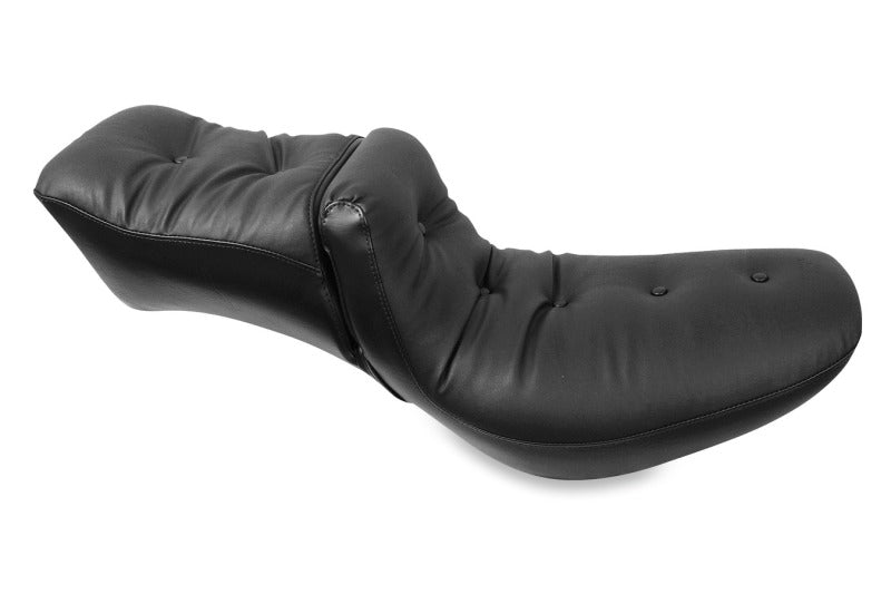 Mustang 84-06 Harley Standard Rear Tire Duke 1PC Regal Seat - Black One-Piece Motorcycle Seats Mustang Motorcycle