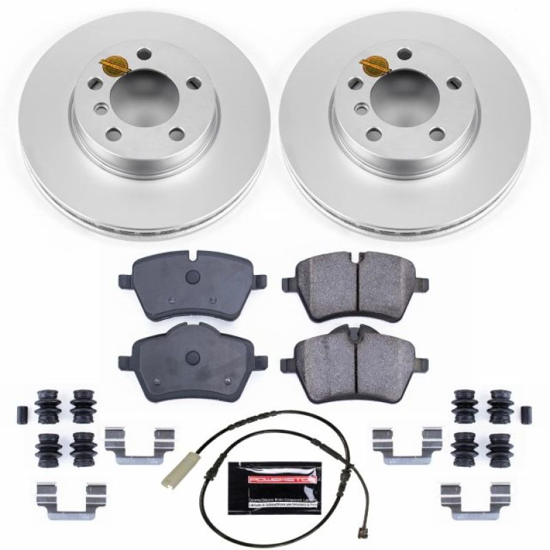 Power Stop 11-16 Mini Cooper Countryman Front Z23 Evolution Sport Coated Brake Kit Brake Kits - Performance D&S PowerStop