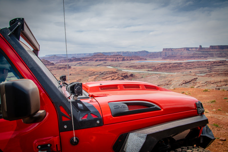 DV8 Offroad 18+ Jeep JL Heat Dispersion Hood - Primer Black Hoods DV8 Offroad