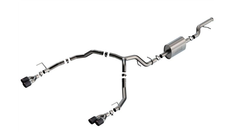 Borla 21-22 Chevy Tahoe 5.3L V8 2/4WD 4DR 3in/2.75in S-Type Cat-Back Exhaust w/ Carbon Fiber Tips Catback Borla