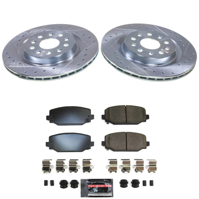 Power Stop 22-24 Jeep Grand Cherokee Rear Z23 Evolution Brake Kit Brake Kits - Performance D&S PowerStop