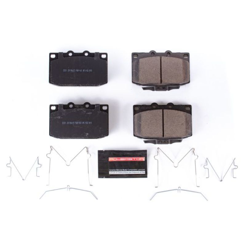 Power Stop 86-91 Mazda RX-7 Front Z23 Evolution Sport Brake Pads w/Hardware Brake Pads - Performance PowerStop