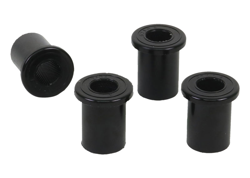 Whiteline Plus 12/05+ Nissan Frontier/XTerra Rear Spring Shackle Bushing Spring Insulators Whiteline
