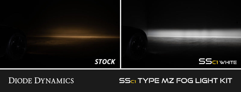 Diode Dynamics SSC1 Type MZ LED Fog Light Kit White SAE Fog Fog Lights Diode Dynamics