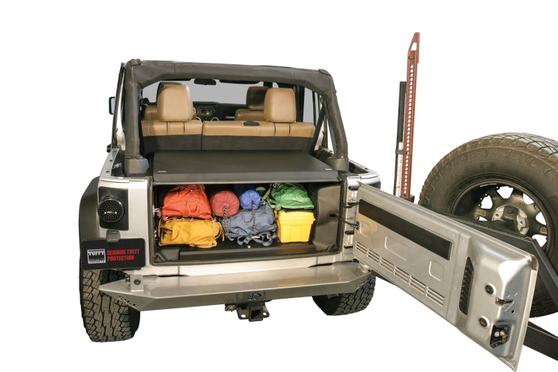 Tuffy Jk 2011+ Deluxe Security Deck Enclosure- Black Cargo Boxes & Bags Tuffy Products