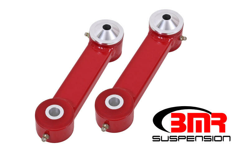 BMR 15-17 S550 Mustang Rear Lower Control Arms Vertical Link (Polyurethane) - Red Suspension Arms & Components BMR Suspension