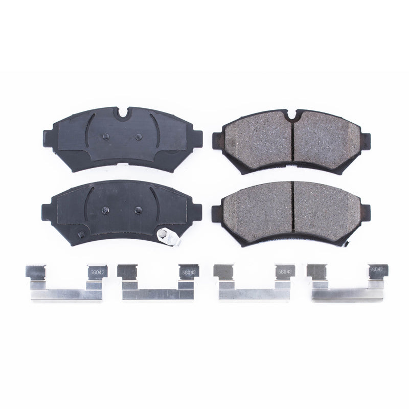 Power Stop 98-02 Cadillac Seville Front Z17 Evolution Ceramic Brake Pads w/Hardware Brake Pads - OE PowerStop