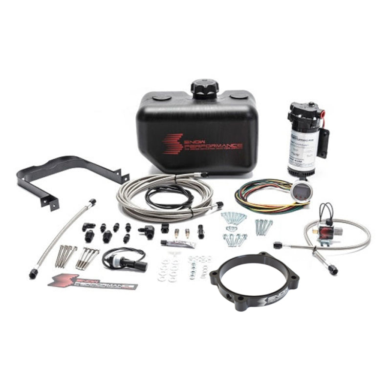 Snow Performance Stage 2 Boost Cooler 105mm Hellcat Water-Methanol Injection Kit w/ SS Braided Line Water Meth Controllers Snow Performance