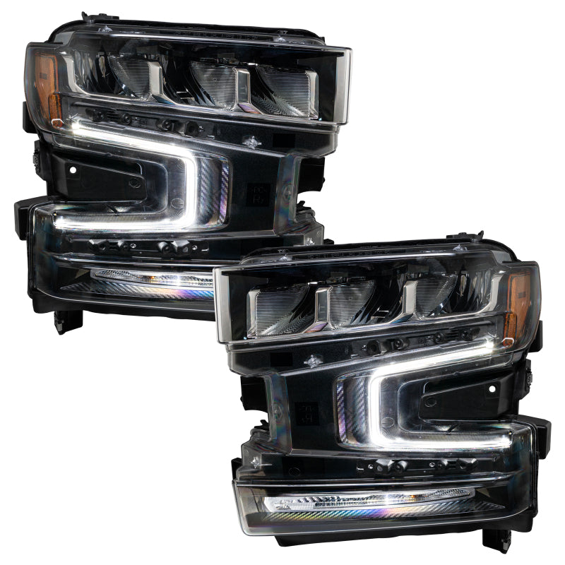 Oracle 19-21 Chevy Silverado 1500 RGB+W Headlight DRL Upgrade Kit - ColorSHIFT Headlights ORACLE Lighting