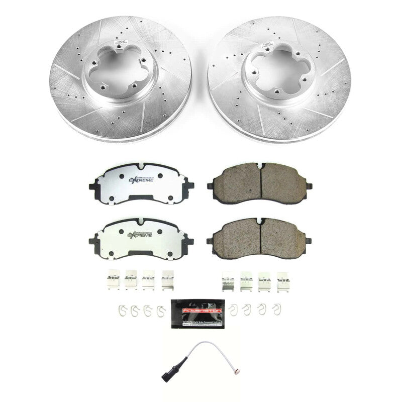 Power Stop 20-21 Ford Transit-350 Front Z36 Truck & Tow Brake Kit Brake Kits - Performance D&S PowerStop