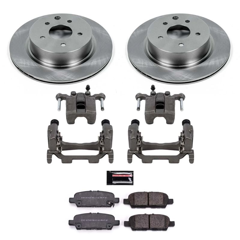 Power Stop 18-19 Nissan 370Z Rear Autospecialty Brake Kit w/Calipers Brake Kits - OE PowerStop