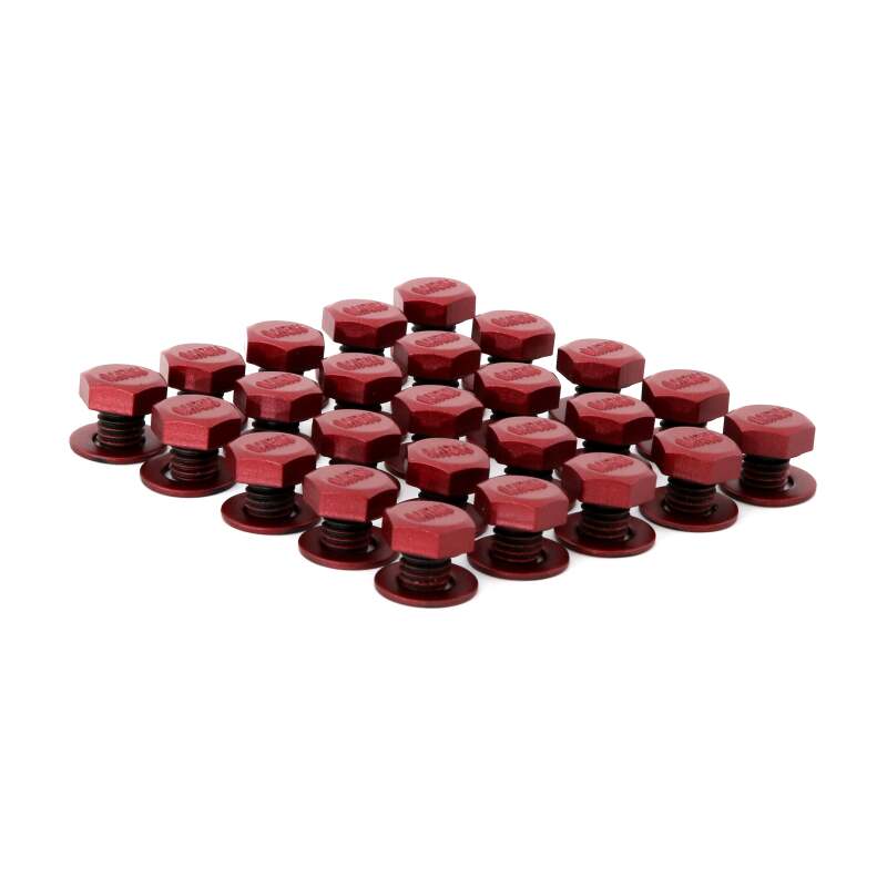 Method Lip Bolt - Matte Red MRW - Street - Kit Wheel Bolts Method Wheels