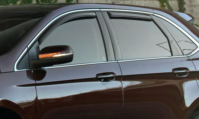 AVS 07-11 Honda CR-V Ventvisor In-Channel Front & Rear Window Deflectors 4pc - Smoke Wind Deflectors AVS