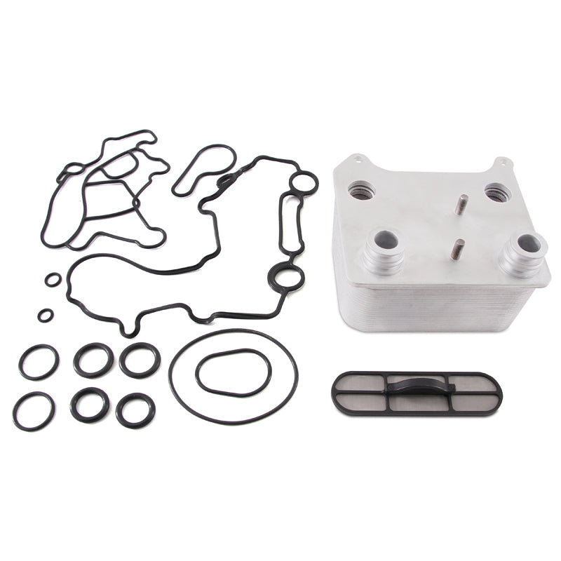 Mishimoto 03-07 Ford 6.0L Powerstroke Replacement Oil Cooler Kit Oil Coolers Mishimoto