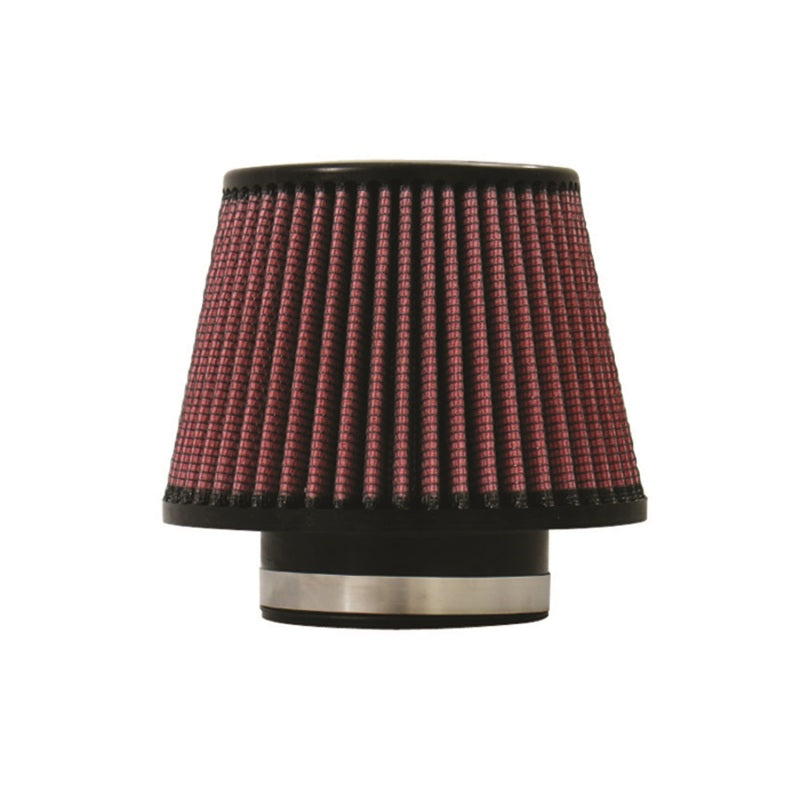 Injen High Performance Air Filter - 3.50 Black Filter 6 Base / 5 Tall / 5 Top Air Filters - Drop In Injen