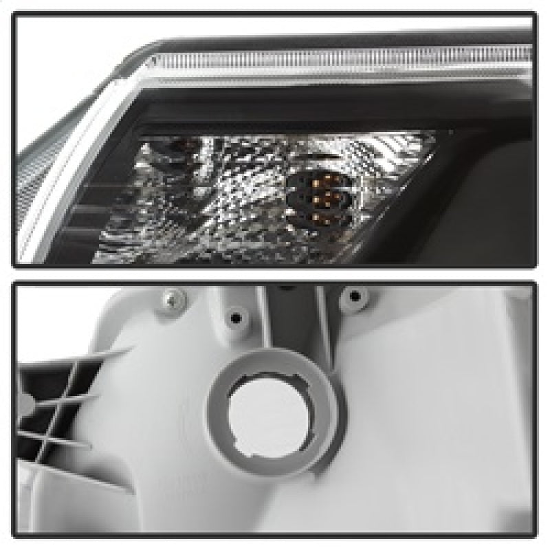 xTune Toyota Tacoma 12-15 Headlights - Light Bar DRL - Black PRO-JH-TTA12-LBDRL-BK Headlights SPYDER
