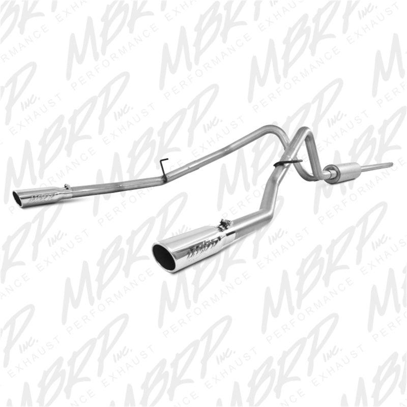 MBRP 2004-2008 Ford F150 4.6/5.4L EC/CC-SB Cat Back Dual Split Rear Catback MBRP