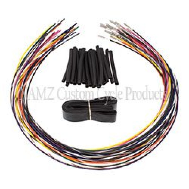 NAMZ 96-06 Baggers Handlebar Switch Wire Extensions 24in. (Cut & Solder / Fits Up to 20in. Apes) Wiring Harnesses NAMZ