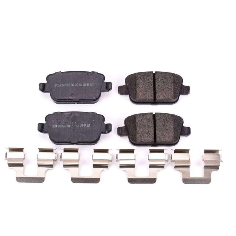 Power Stop 08-12 Land Rover LR2 Rear Z17 Evolution Ceramic Brake Pads w/Hardware Brake Pads - OE PowerStop
