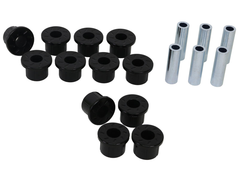 Whiteline 05-13 Toyota Tacoma Rear Spring Bushing Kit Spring Insulators Whiteline