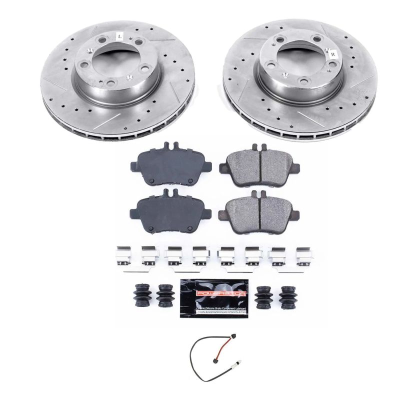 Power Stop 06-08 Porsche 911 Front Z23 Evolution Sport Brake Kit Brake Kits - Performance D&S PowerStop