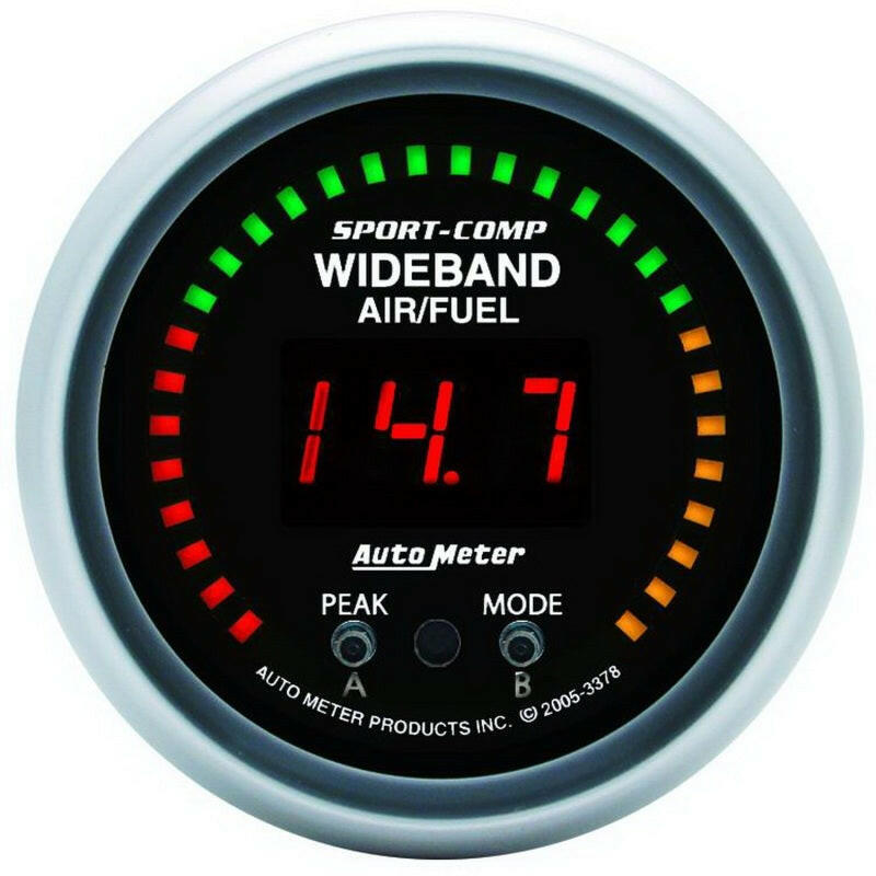 Autometer Sport-Comp 52mm Wideband Air/Fuel Gauge Gauges AutoMeter