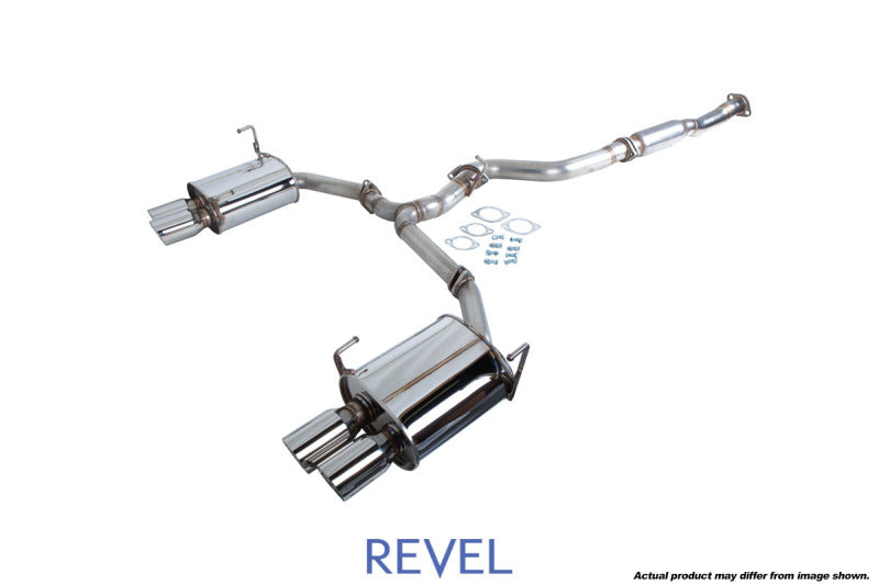 Revel Medallion Touring-S Catback Exhaust - Dual Muffler/ Quad Tip 15-17 Subaru Impreza WRX / Sti Catback Revel