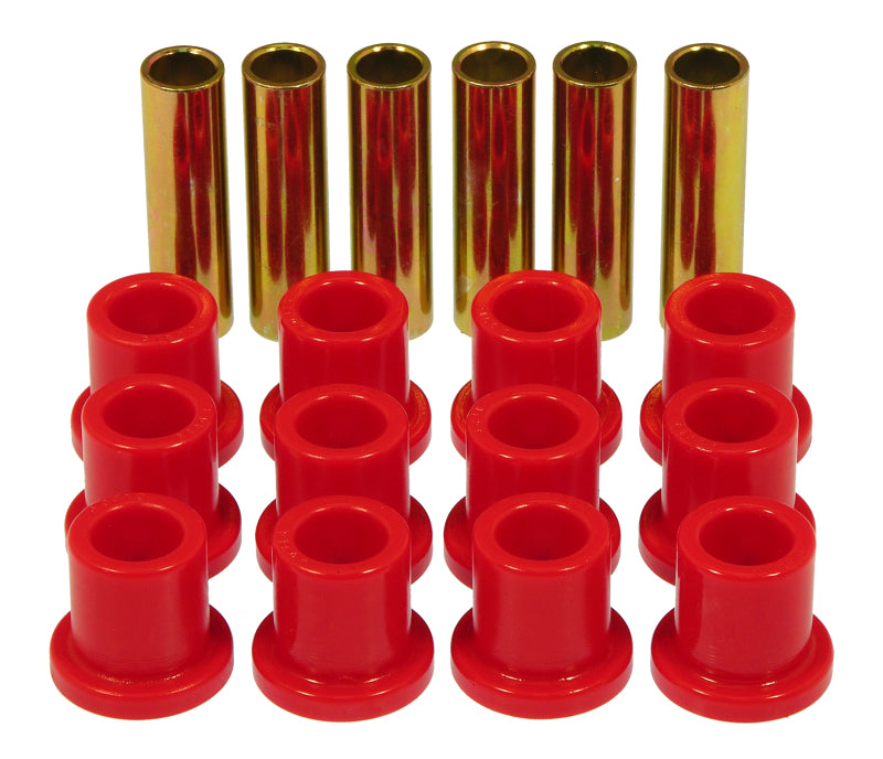 Prothane 57-72 Ford F100/F150 Rear Spring & Shackle Bushings - Red Bushing Kits Prothane