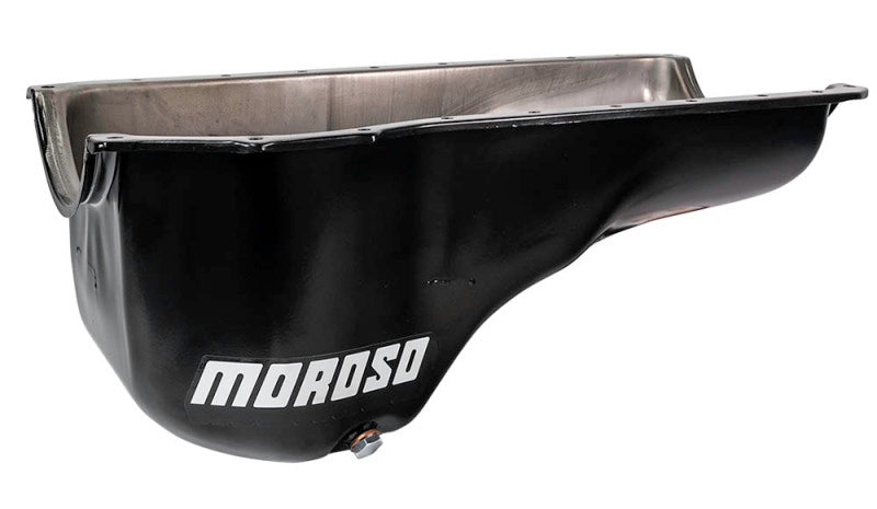 Moroso Ford 351C/351M Stock (w/Front Sump) Wet Sump 6qt 8.25in Steel Oil Pan Oil Pans Moroso