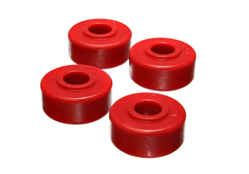 Energy Suspension 79-93 Dodge D-50 2WD / 87-96 Mitsubishi 2WD PU Red Front Strut Rod Bushing Set Bushing Kits Energy Suspension