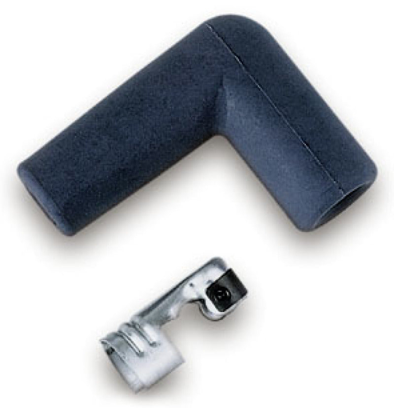 Moroso Spark Plug Boot & Terminal Kit - Blue Max - 90 Degree Ends - Set of 8 Spark Plugs Moroso