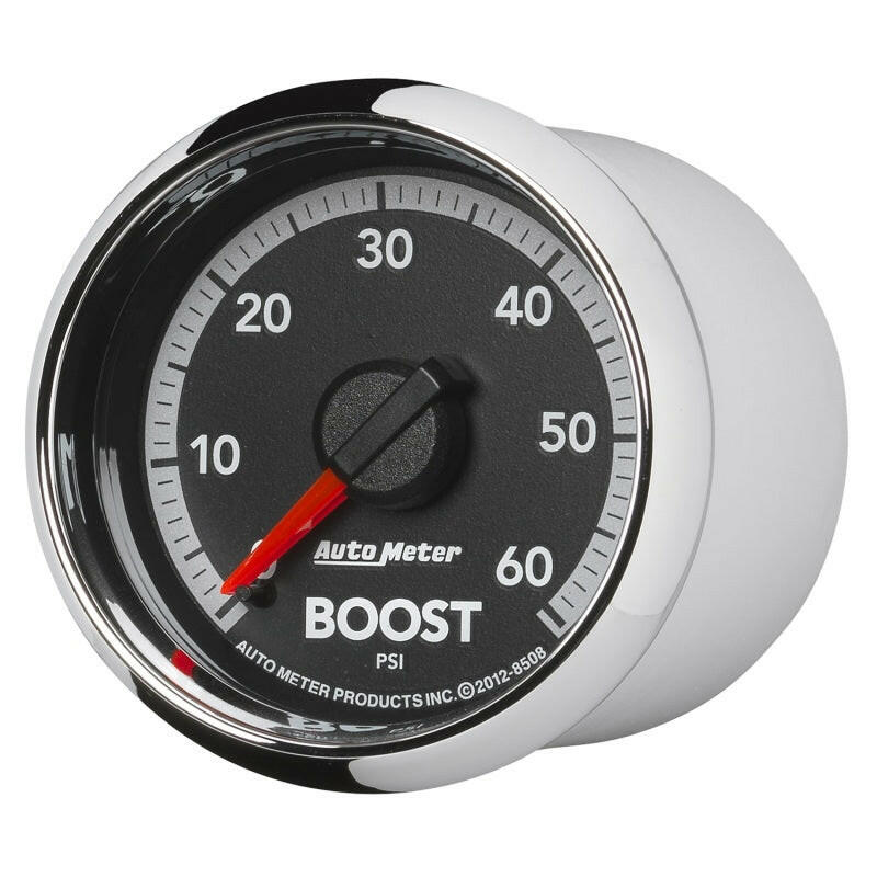 Autometer Gen4 Dodge Factory Match 52.4mm Mechanical 0-60 PSI Boost Gauge Gauges AutoMeter