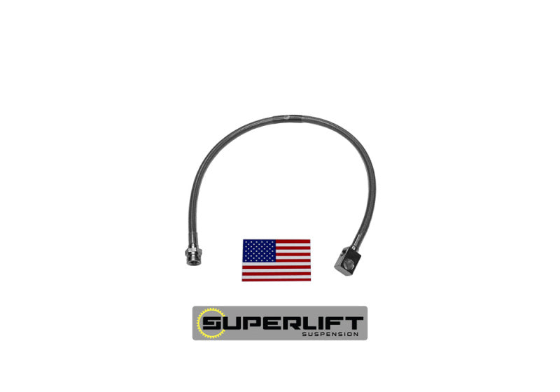 Superlift 76-86 Jeep CJ5 / CJ7 3in plus Lift (Single) Bullet Proof Brake Hose Brake Line Kits Superlift