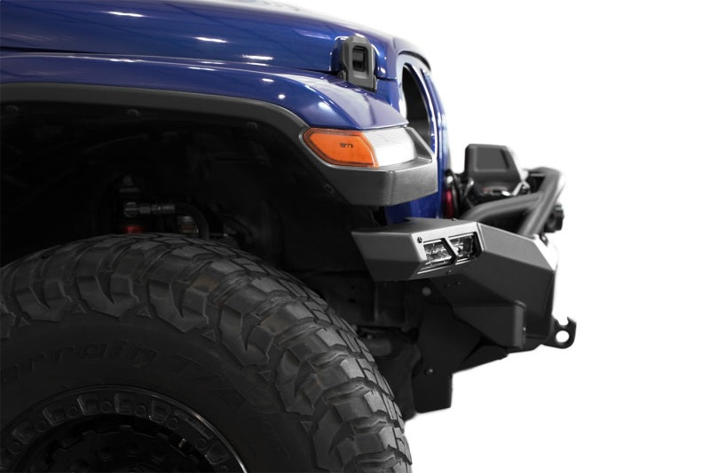 ADD 18-24 Jeep Wrangler JL / 18-24 Jeep Gladiator JT Phantom Winch Rear Bumper Bumpers - Steel Addictive Desert Designs