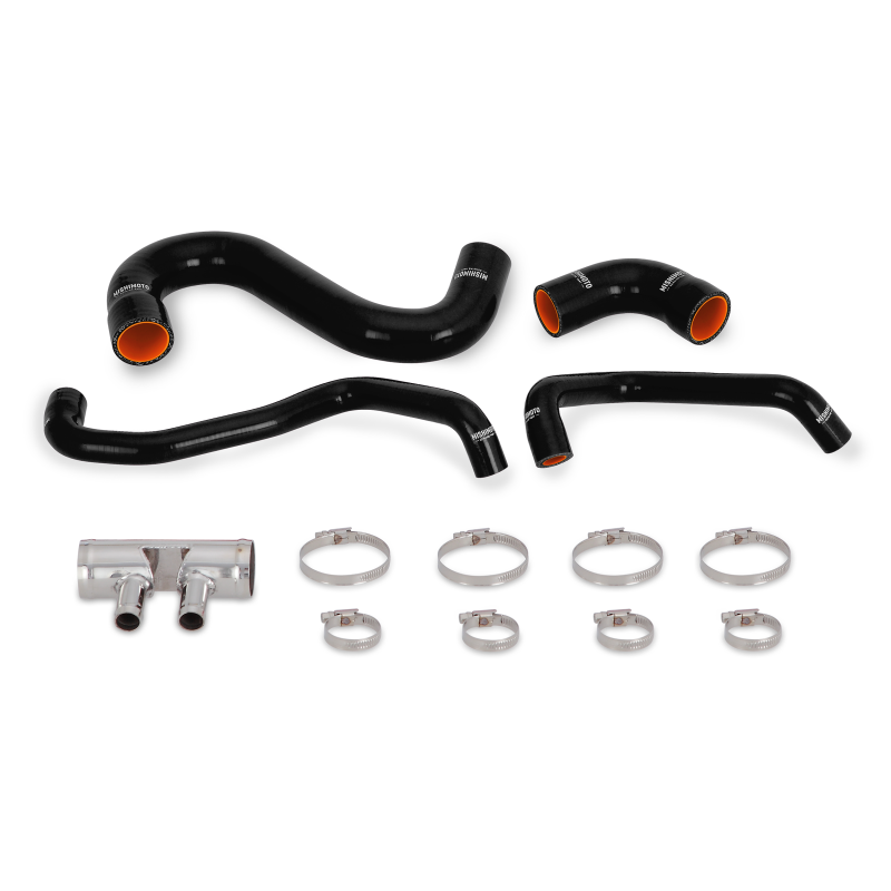 Mishimoto 2015+ Ford Mustang GT Silicone Lower Radiator Hose - Black Hoses Mishimoto