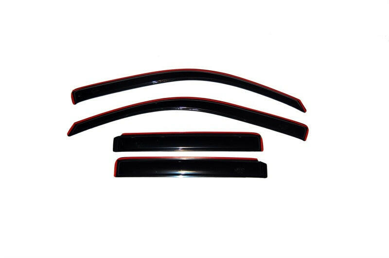 AVS 02-06 Chevy Trailblazer EXT Ventvisor In-Channel Front & Rear Window Deflectors 4pc - Smoke Wind Deflectors AVS