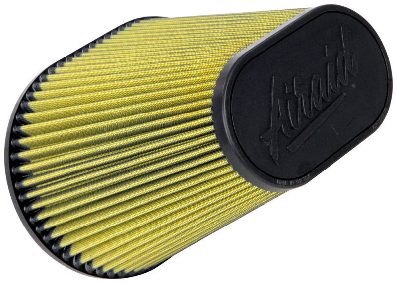 Airaid Universal Air Filter - Cone 6in FLG x 10-3/4x7-3/4in B x 7x4in T x 9in H - Synthaflow Air Filters - Universal Fit Airaid